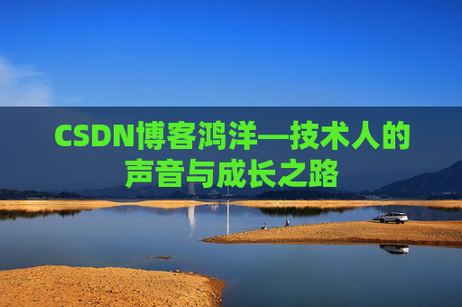 CSDN博客鸿洋—技术人的声音与成长之路
